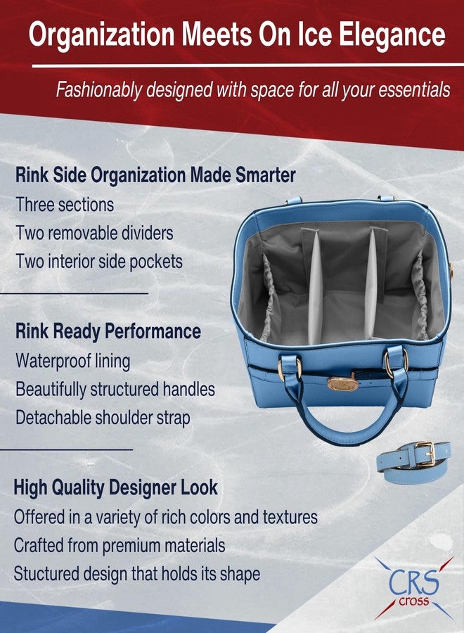 CRS Cross Rink Side Tote Ice Skating Accessory Bag. Tote, Blue Sky - Image 4