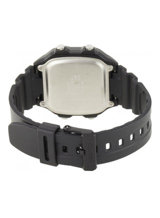 ساعة يد رقمية بسوار من الراتينج طراز AE-1200WH-1AVDF - 42 مم - أسود رجال - view 2