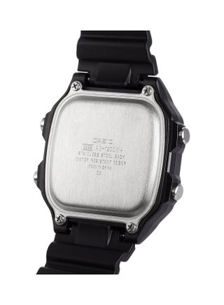 ساعة يد رقمية بسوار من الراتينج طراز AE-1200WH-1AVDF - 42 مم - أسود رجال - view 4