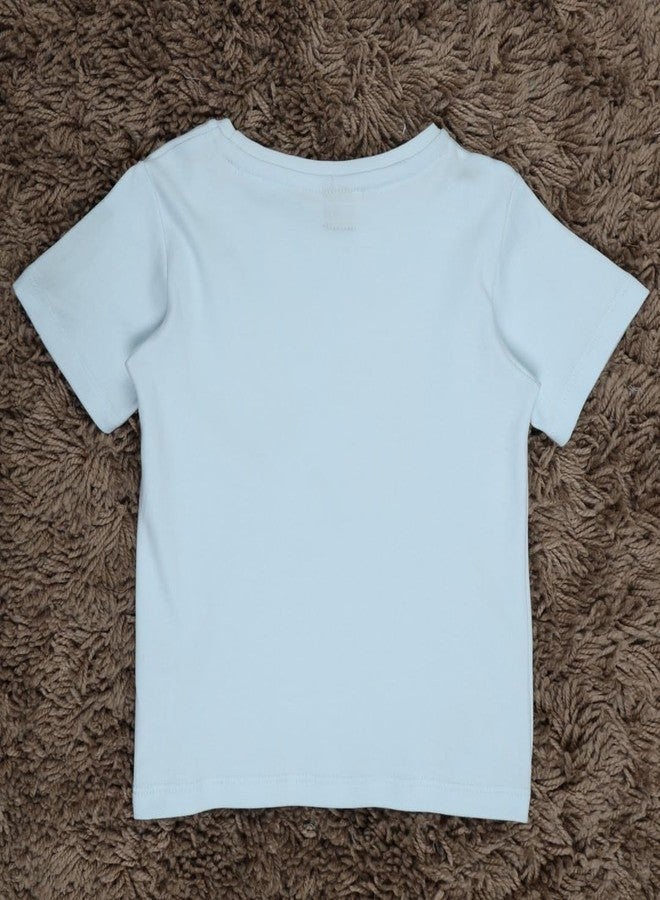 Coocuddle Organic Cotton Baby T-Shirt Set, Pack of 2 12 Months18 Months White & Blue - Image 5