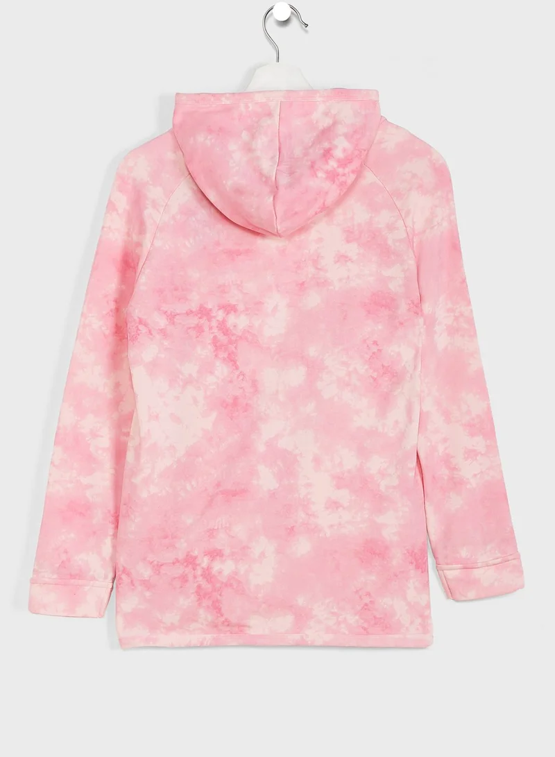 Ripples Printed Hoodie