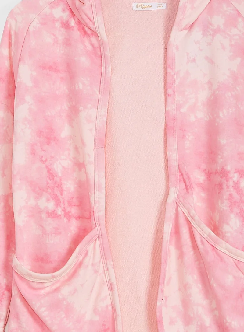 Ripples Printed Hoodie
