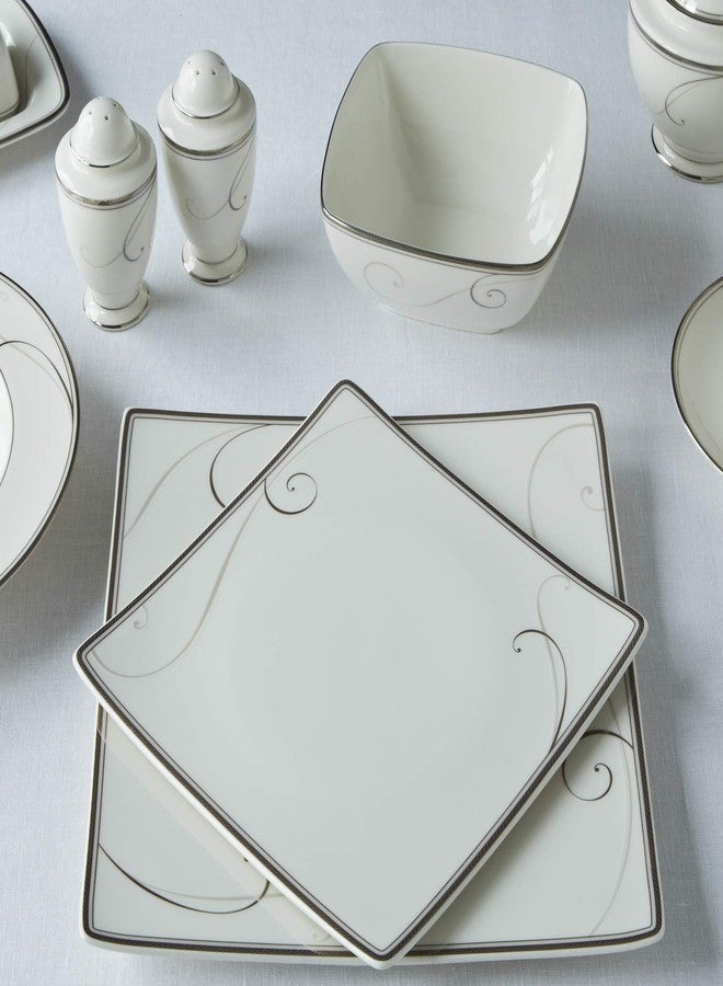 Noritake Platinum Wave Salt and Pepper Shakers - Image 2