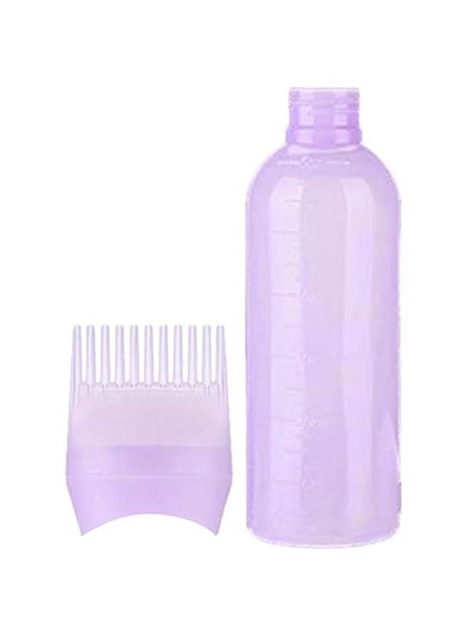 OCTOBER Root Comb Applicator Bottle 4 Ounce - Hair Oil Applicator 1/3 Pack Applicator Bottle For Hair Dye Bottle Applicator Brush With Graduated Scale,Hair Coloring,Dye And Scalp Treatments - Image 1
