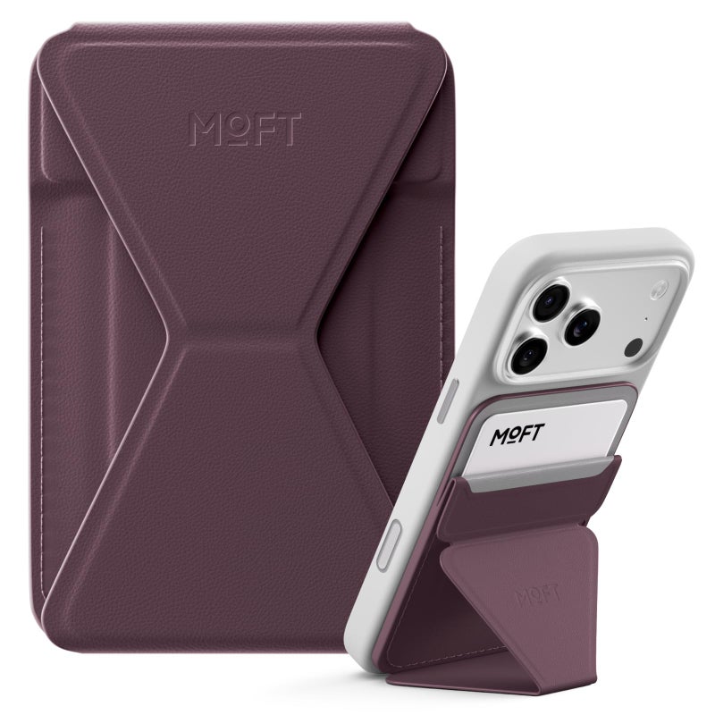 MOFT Magnetic Wallet Stand Compatible with iPhone 171615141312 Series Angle Adjustment Magsafe Compatible MOVAS Phone StandBlackBerry - Image 2