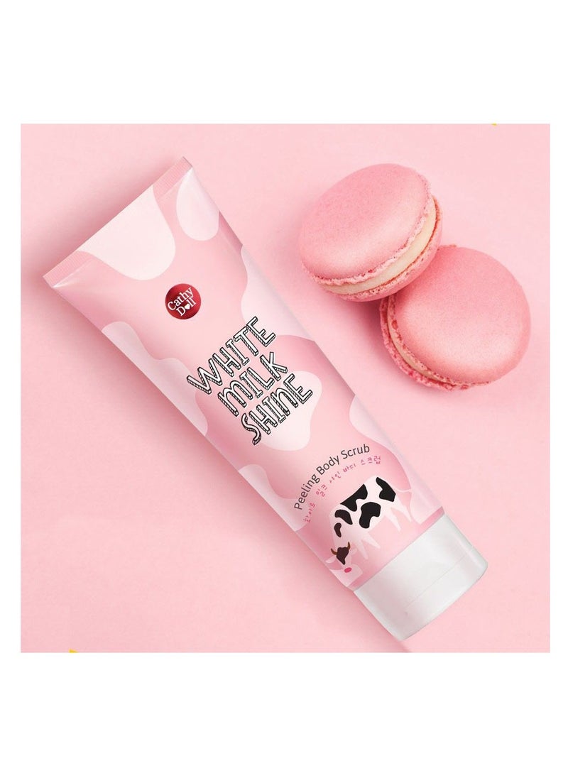 Cathy Doll Cathy Doll Milk Body Scrub - 320ml | Exfoliating Polish with Natural Extracts | Smooth & Radiant Skin  - Image 2