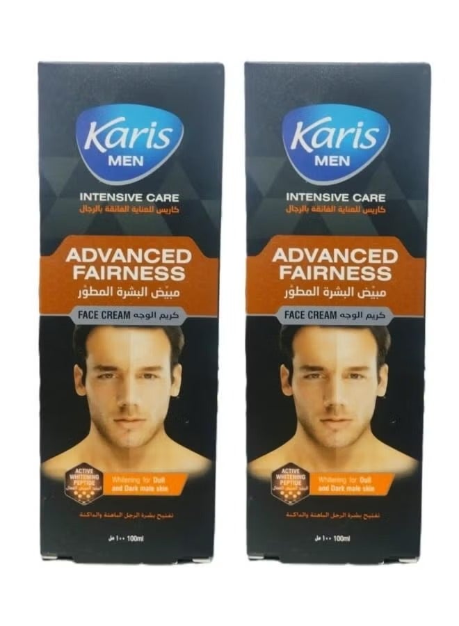 KARIS 2pcs Karis  Men Intensive Care Advanced Fairness Face Cream 100 Ml - Image 1