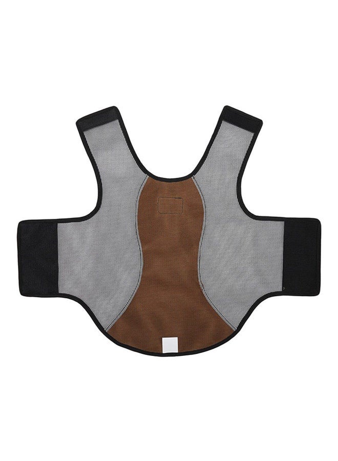 إسكدنيا Summer Reflective Heatstroke Prevention Vest Orange/Grey - Image 3