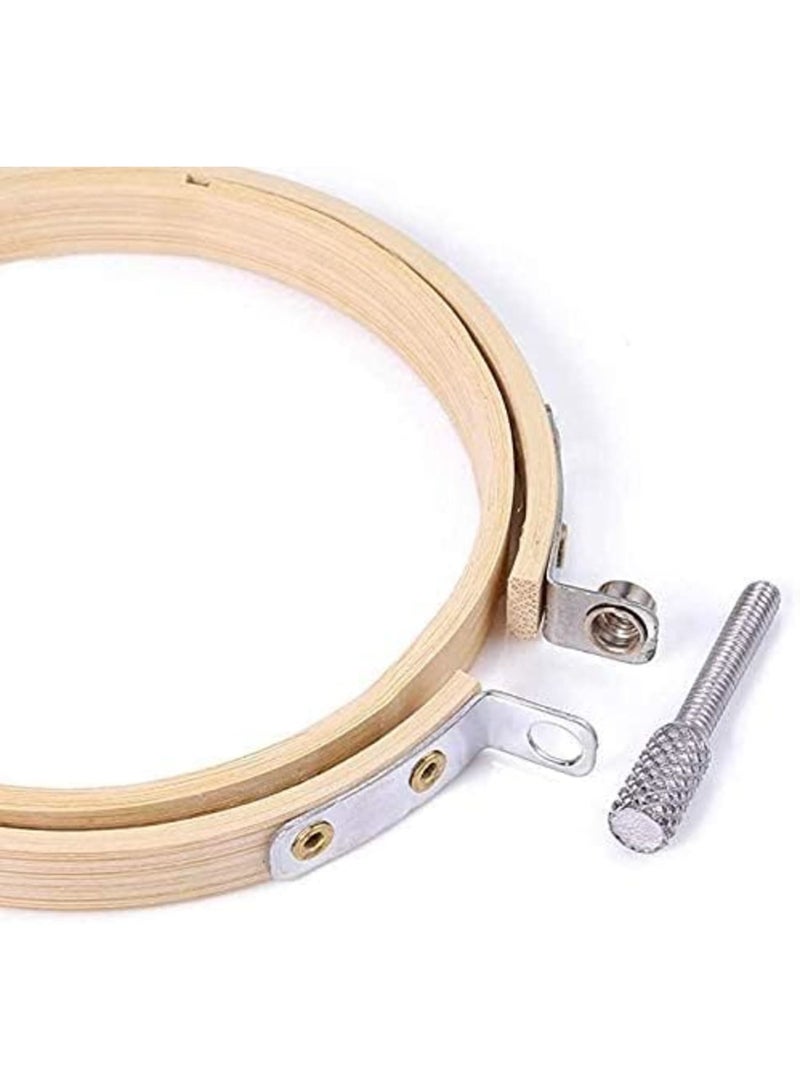 Embroidery Hoops, Bulk Wholesale Cross Stitch Hoop Ring, for Embroidery, Art Craft Handy Sewing and  Decoration (12 Pieces, 4 Inch) - Image 2