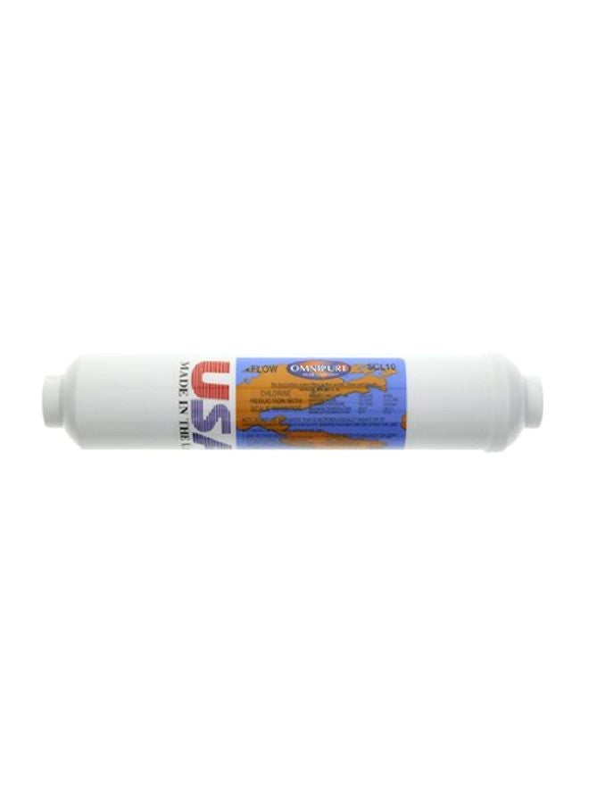 Omnipure SCL10-B Scale Inline Water Filter, White