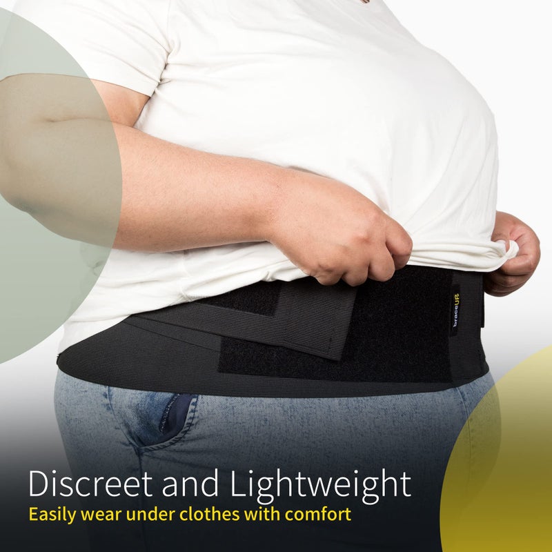 BraceUP Plus Size Back Brace for Woman and Man - Extra Large Lower Back Support with Straps and Compressions, Back Pain Relief, Abdominal Plus Size Binder (3XL 52-62 In) - Image 4