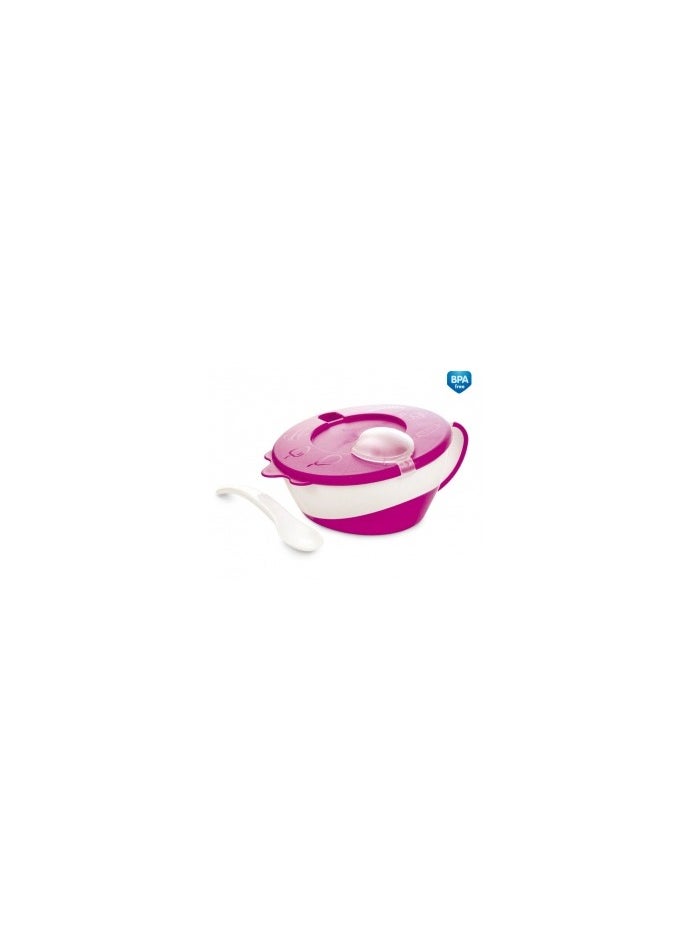 Generic Bowl with a lid and a spoon  - Image 2