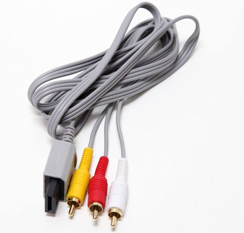 Nintendo Wii Composite RCA AV Cable Audio Video Cord - Image 2
