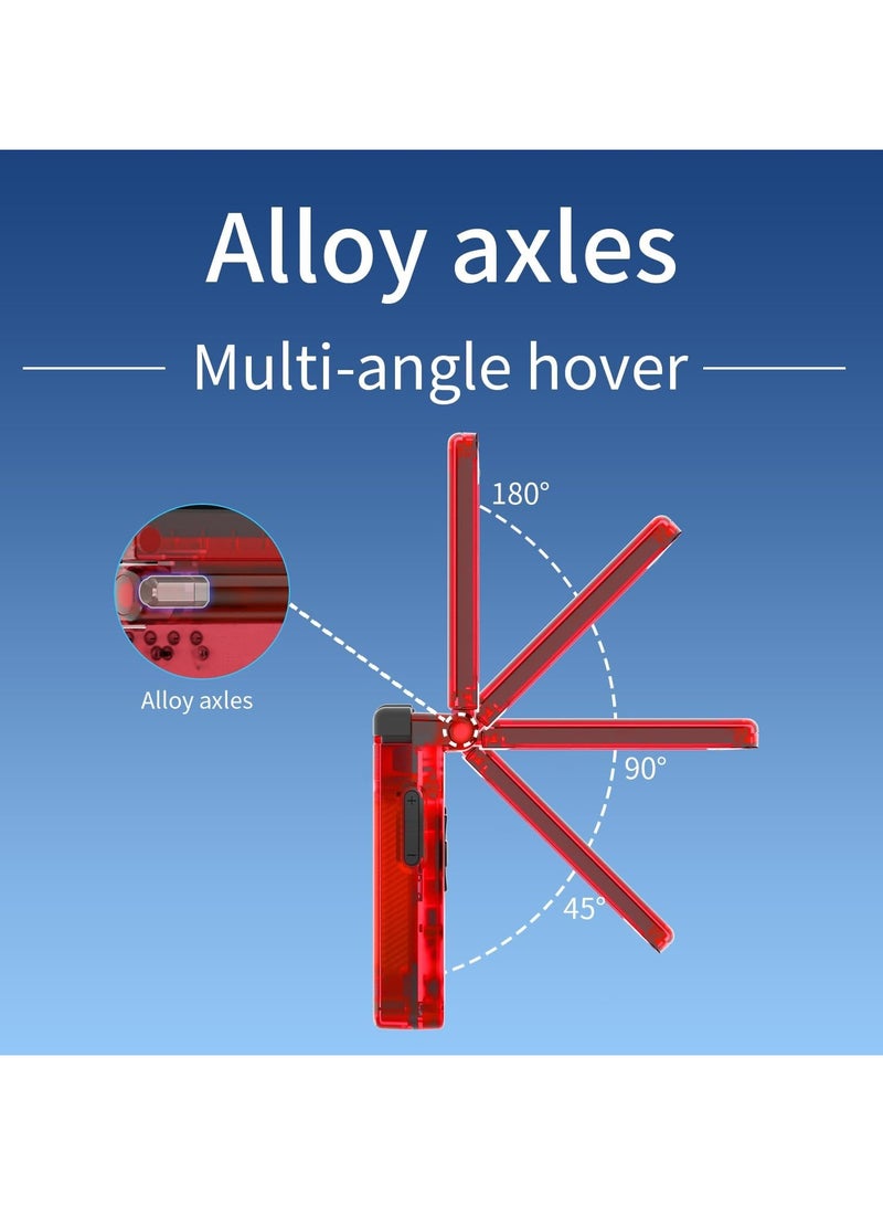 أنبيرنيك وحدة تحكم ألعاب محمولة RG35XXSP مع بطاقة TF سعة 64 جيجابايت وألعاب محملة مسبقًا 5532 وحدة تحكم ألعاب محمولة بشاشة 3.5 بوصة وبطارية 3300 مللي أمبير في الساعة وواي فاي 5G وبلوتوث عالي الدقة باللون الأحمر الشفاف - Image 4