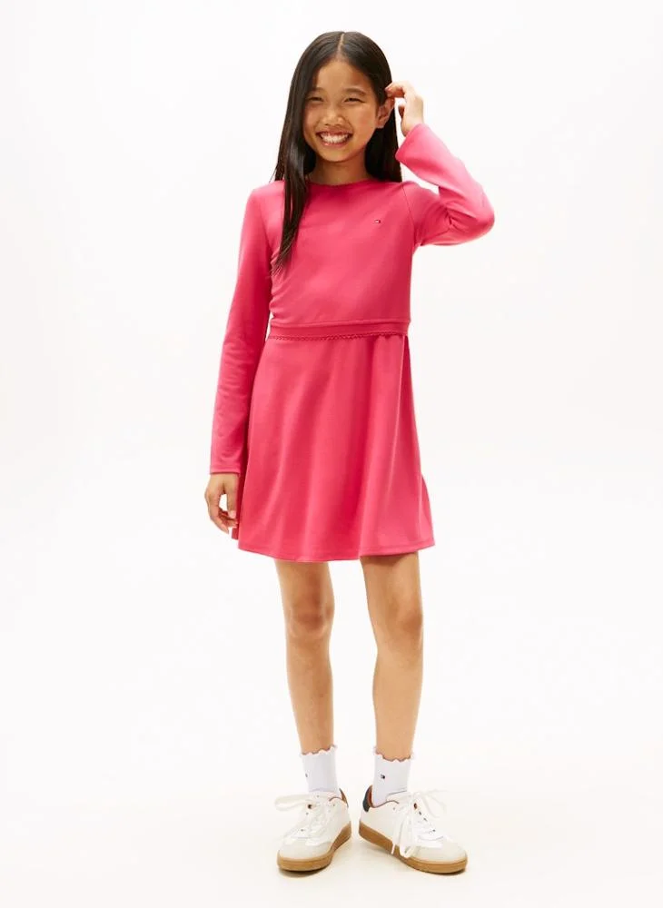 TOMMY HILFIGER Kids Punto Skater Dress