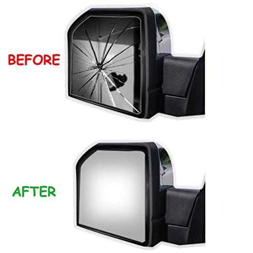 WLLW Mirror Glass Replacement fit for HYUNDAI SONATA 2006 2007 2008 2009 2010 Only Passenger Right Side Convex Glass - Image 3