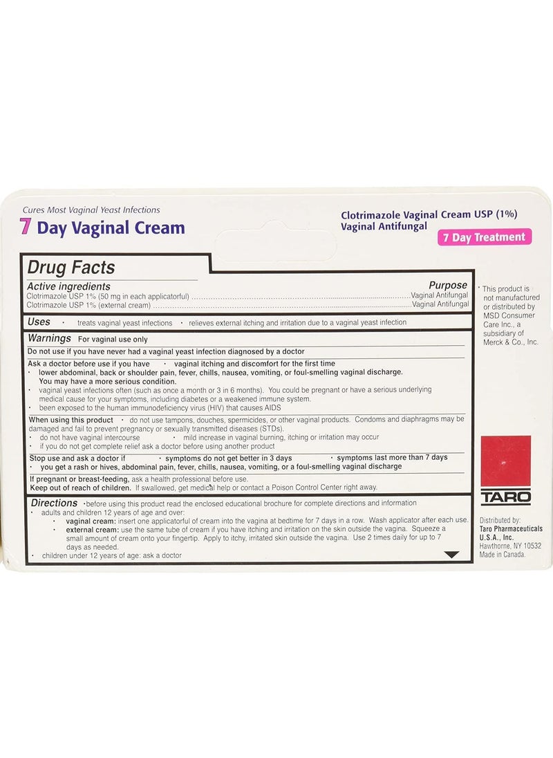 Clotrimazole Cream 1 Percent 1.5 oz