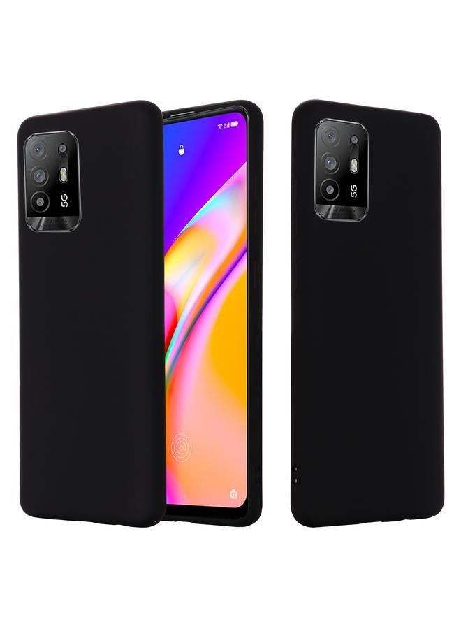 S-TOP Case For OPPO F19 Pro+ 5G / A94 5G / Reno5 Z Pure Color Liquid Silicone Shockproof Full Coverage Case - Image 2