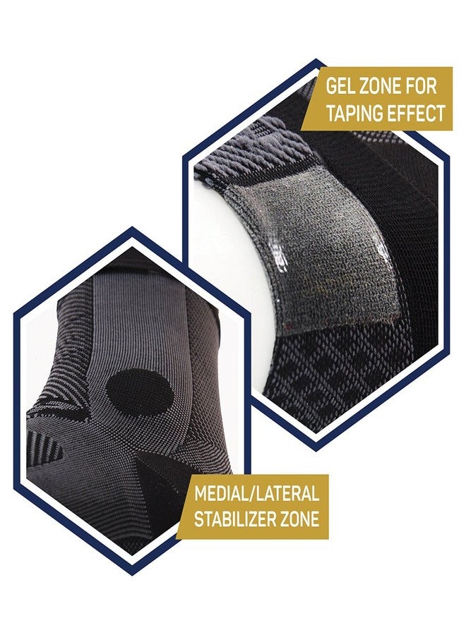 OS1st AF7 Ankle Bracing Sleeve Helps stabilize weak Ankles, Assist with Inversion sprains, Relieve Achilles tendonitis - Image 5