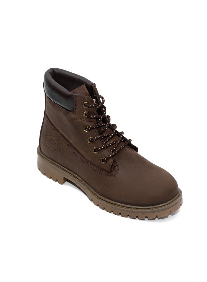 Levent G.L Working Style Half Boot - Coffee - Image 3