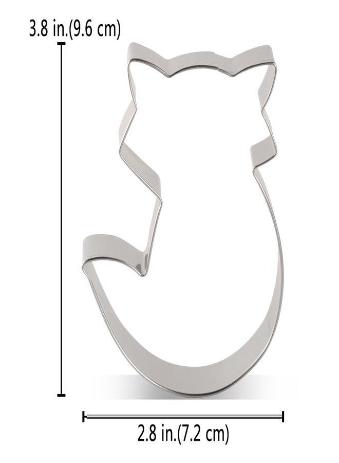 LILIAO Fox Cookie Cutter - 2.8 x 3.8 inches - Woodland Animal Biscuit and Fondant Cutters - Stainless Steel - Image 2