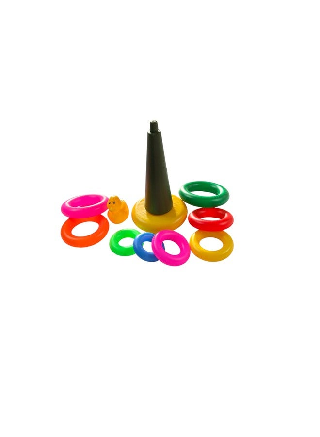 Dorytoys Colorful Duck Ring Stacking Toy for Kids Baby Learning Stacker Multicolor, Early Development Toddlers, Hand-Eye Coordination, Fine Motor Skills, - Image 3