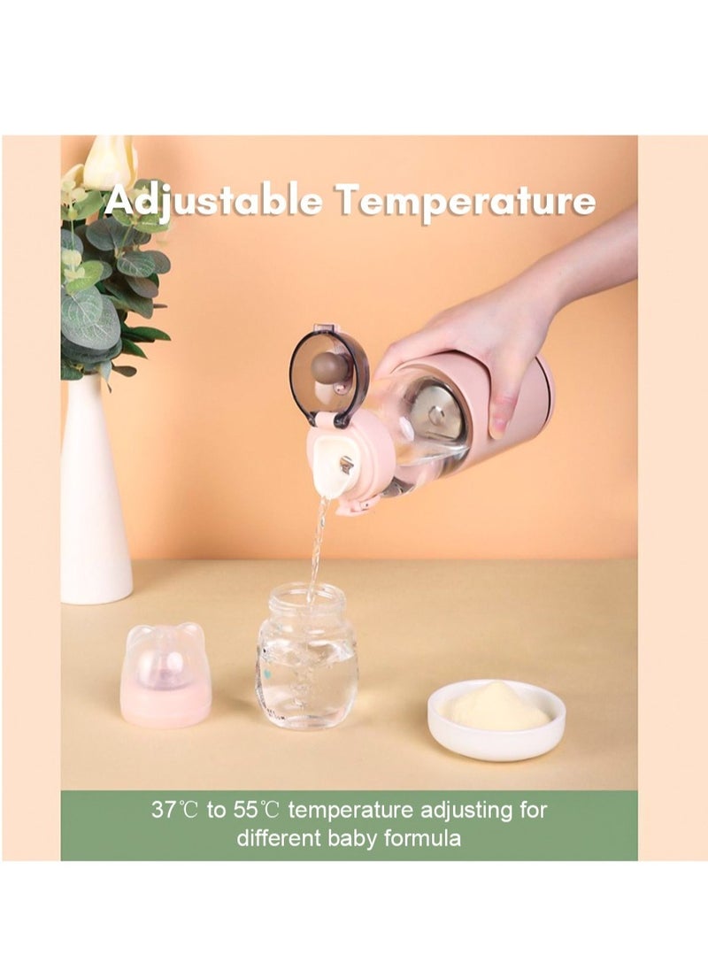 Generic Bottle Warmer, Wireless Heater Water Bottle With LED Display, Portable Durable Instant Water Warmer, Lightweight USB Rechargeable Milk Conditioner For Baby Milk, (1pc, Blue)  - Image 4