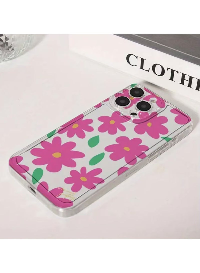 جراب فضائي وردي شفاف لجهاز iPhone 16 Pro - مقاوم للصدمات ، مقاوم للخدش ، حماية من السقوط - Image 5