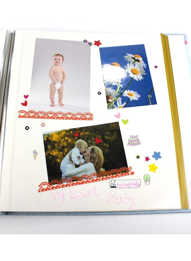 Zoview Magnetic SelfStick Page Photo Album Family Album Leather Cover Hand Made DIY Albums Holds 3x5 4x6 5x7 6x88x10 Photos Wine Red Large - Image 4