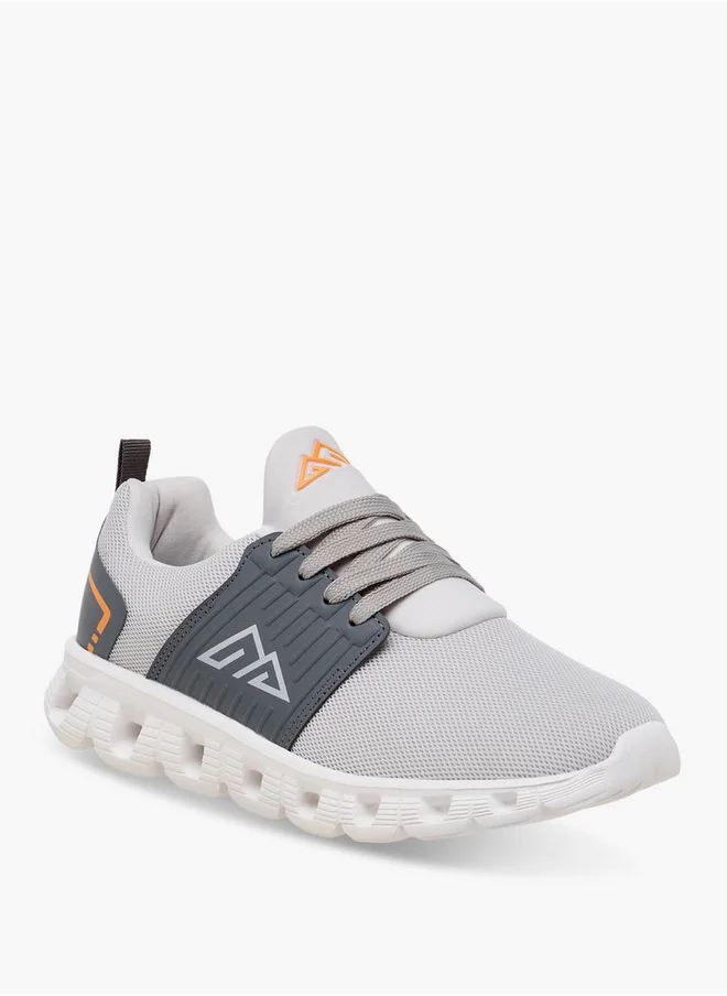 شو اكسبرس Boys Logo Detail Sports Shoes with Lace-Up Closure