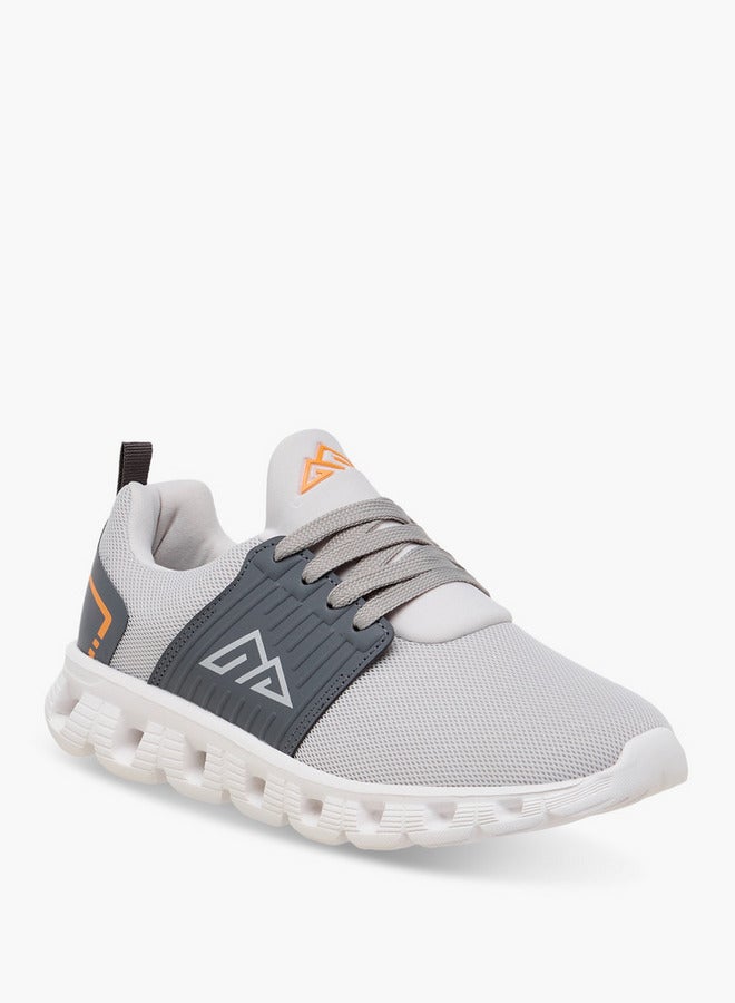 Oaklan by Shoexpress Boys Logo Detail Sports Shoes with Lace-Up Closure  - Image 2