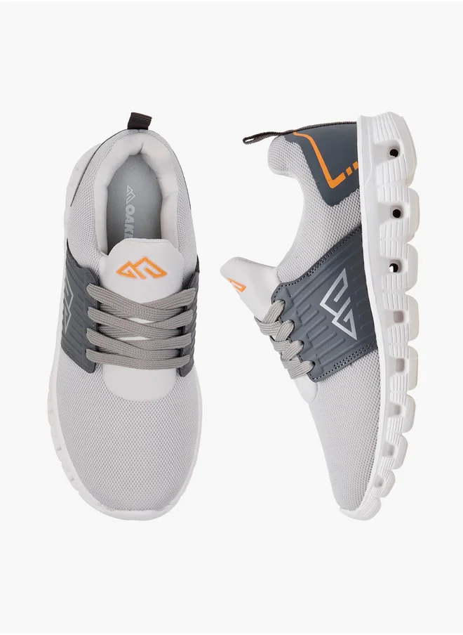 شو اكسبرس Boys Logo Detail Sports Shoes with Lace-Up Closure
