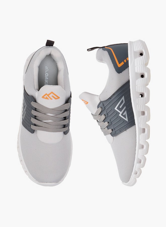 Oaklan by Shoexpress Boys Logo Detail Sports Shoes with Lace-Up Closure  - Image 1