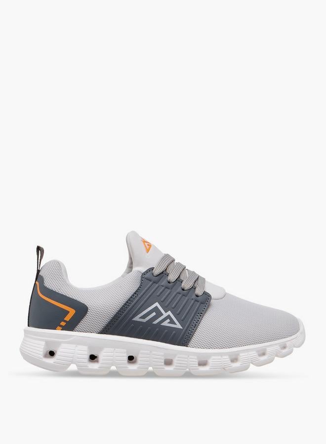 Oaklan by Shoexpress Boys Logo Detail Sports Shoes with Lace-Up Closure - Image 3