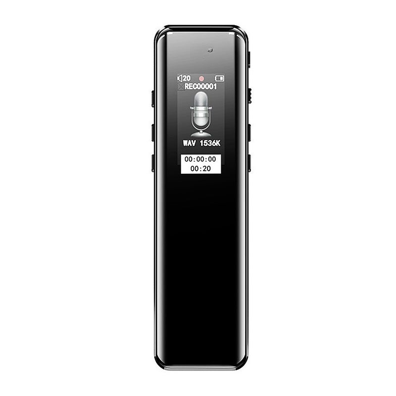 قلم تسجيل صوت aigo R6911 بسعة 32 جيجابايت يدعم التسجيل بواسطة زر واحد، التسجيل المنقطع، تشغيل الموسيقى مع ميكروفين متكامل مزدوج - Image 1