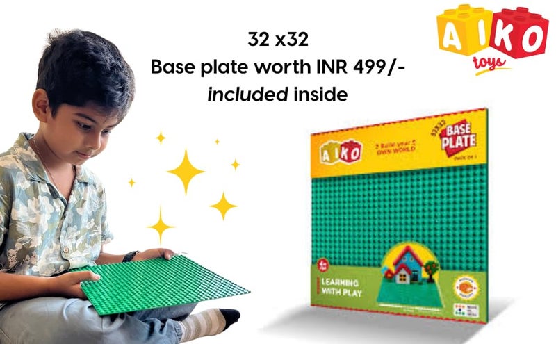 AIKO | Box of Blocks 1000 | Premium ABS Building Blocks for Kids 4+ | Construction Toy | STEM Gift Set, Multi-Color Bricks - Image 2