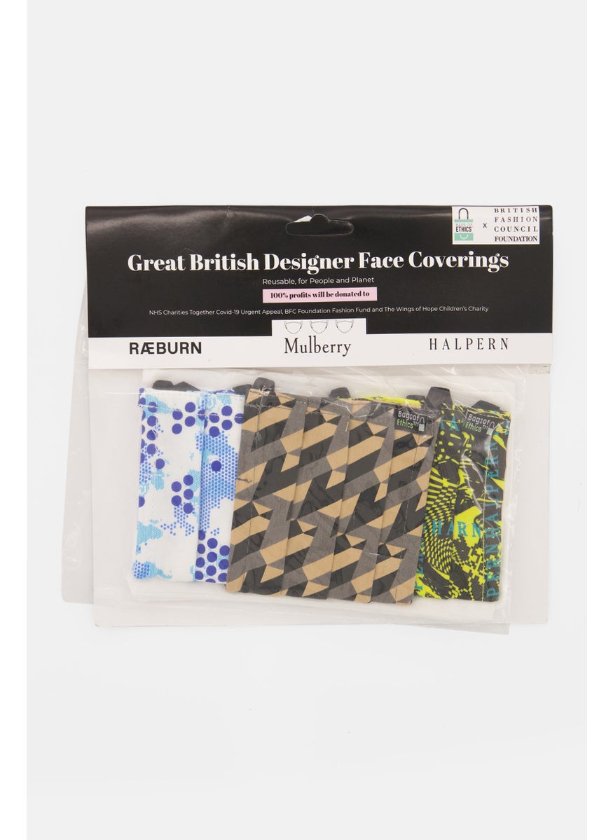 Bags Of Ethics 3 Piece Great British Designer Coverings With Protective Pouches, Multicolor  - Image 1