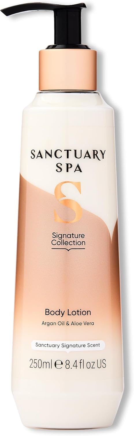 Sanctuary Spa Moisturising Body Lotion No Mineral Oil Cruelty Free Vegan Body Moisturiser for Dry Skin 250ml