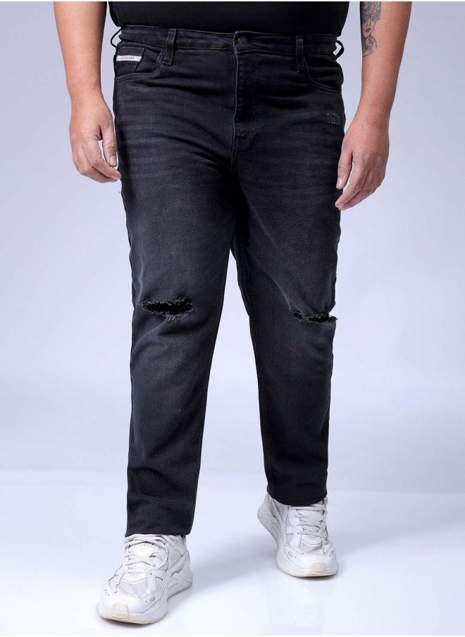 HARDSODA Men Plus Size Slim Fit Solid Mid-Rise Stretchable Jeans  - Image 1