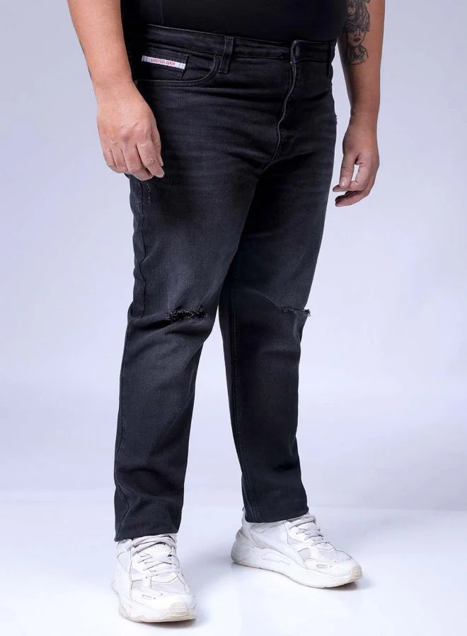HARDSODA Men Plus Size Slim Fit Solid Mid-Rise Stretchable Jeans