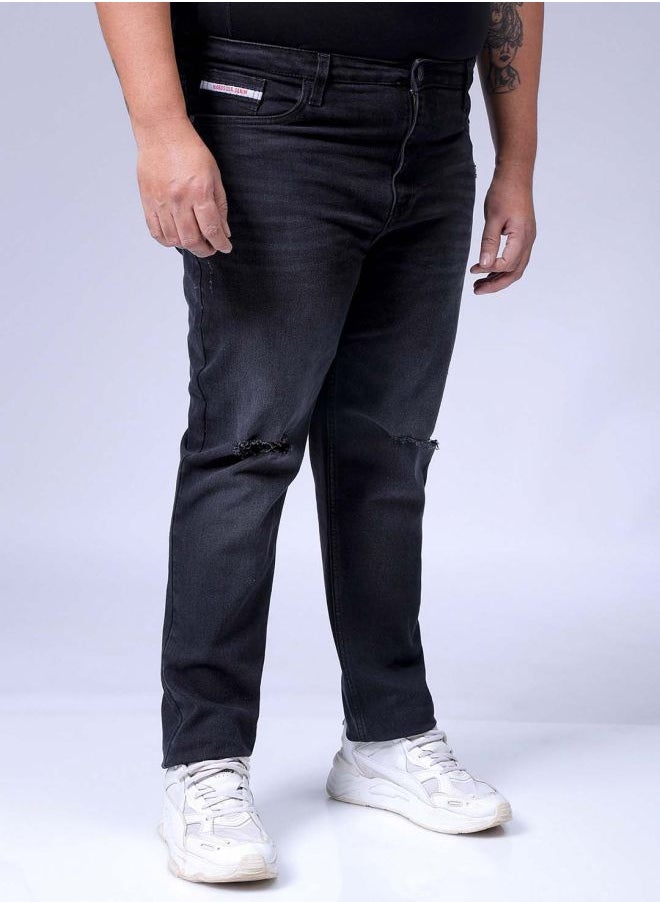 HARDSODA Men Plus Size Slim Fit Solid Mid-Rise Stretchable Jeans  - Image 4