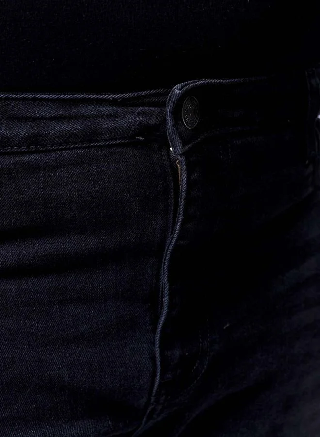 HARDSODA Men Plus Size Slim Fit Solid Mid-Rise Stretchable Jeans