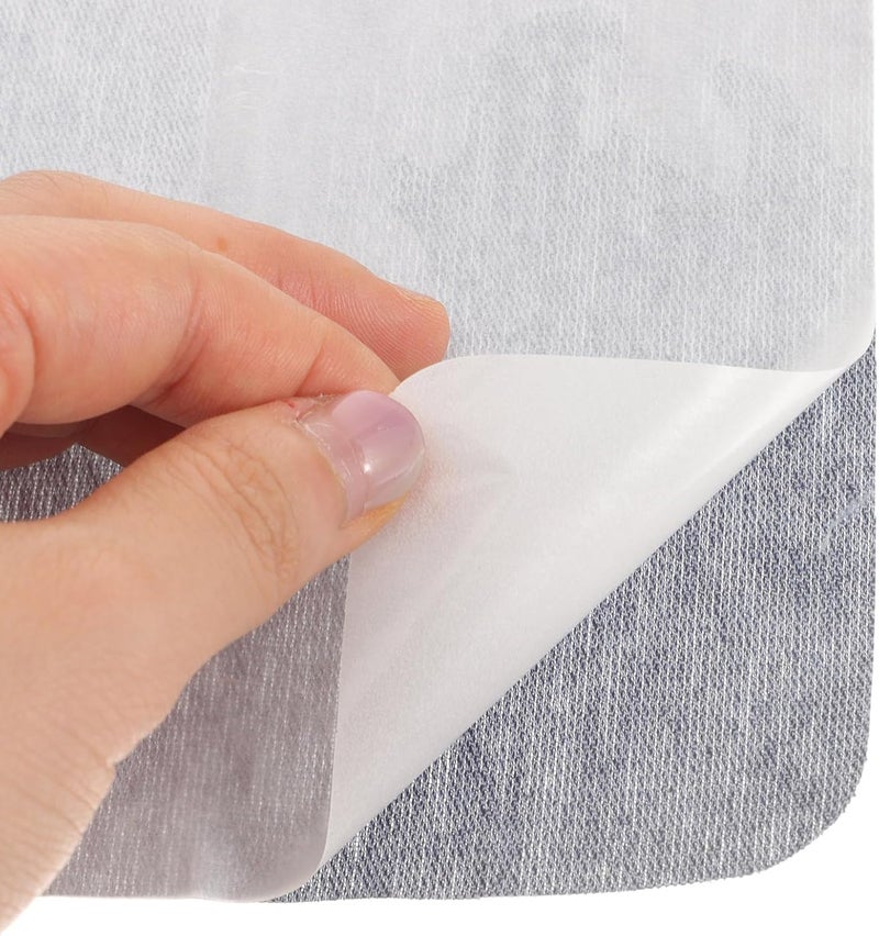 5 Pieces Iron-on Embroidered Denim Repair Patches Small Clothes Sewing Supplies Blue for Jeans Clothing Decoration and Hole Mending - Image 3