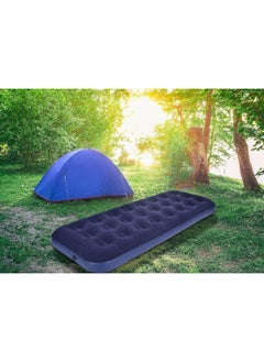 FULL JOY Easy Inflate Flocked Air Bed/Single Built in foot Pump  191 x 99x 22 cm  - Image 2