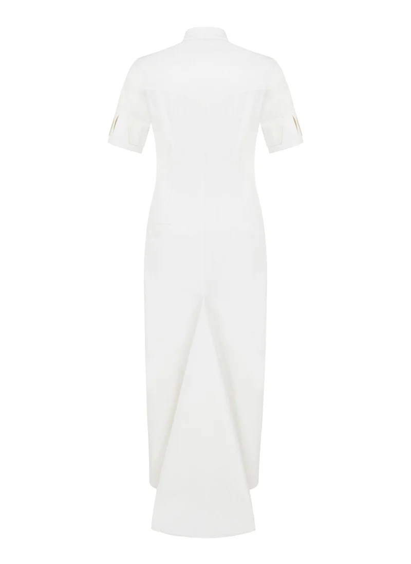Nocturne Window Detailed Tail Dress