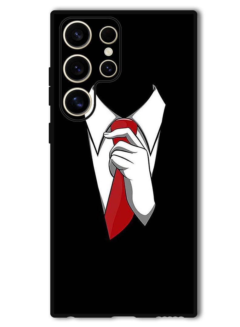 Theodor Protective Case Anti Scratch Shock Proof Bumper Cover For Samsung Galaxy S24 Ultra Men Suit - Image 1