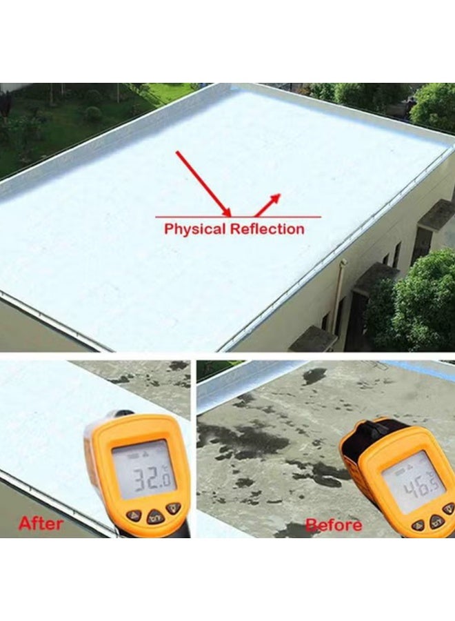 5cm*5m waterproof tape, aluminum foil tape, leak repair, waterproof tape, sealing butyl rubber tape, suitable for pipeline leakage, roof waterproof tape - Image 5