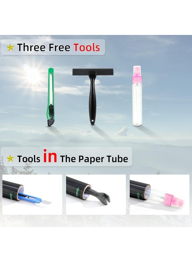 FuFin Total Blackout Window Privacy Film with Free Installation Tools - Image 2