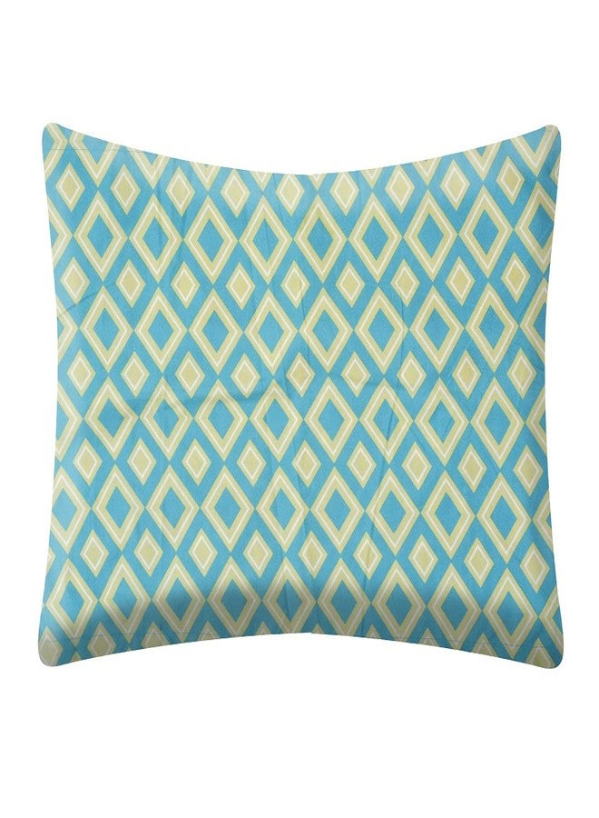 RUSTIC LINEN Super Soft Brushed Microfiber Cotton Single Bedhseet with 1 Pillow Cover,Bedsheet 60X90(Inches) Pillow Cover 17X27(Inches) Bedsheet for Single Bed (Cyan Geo, Single) - Image 3