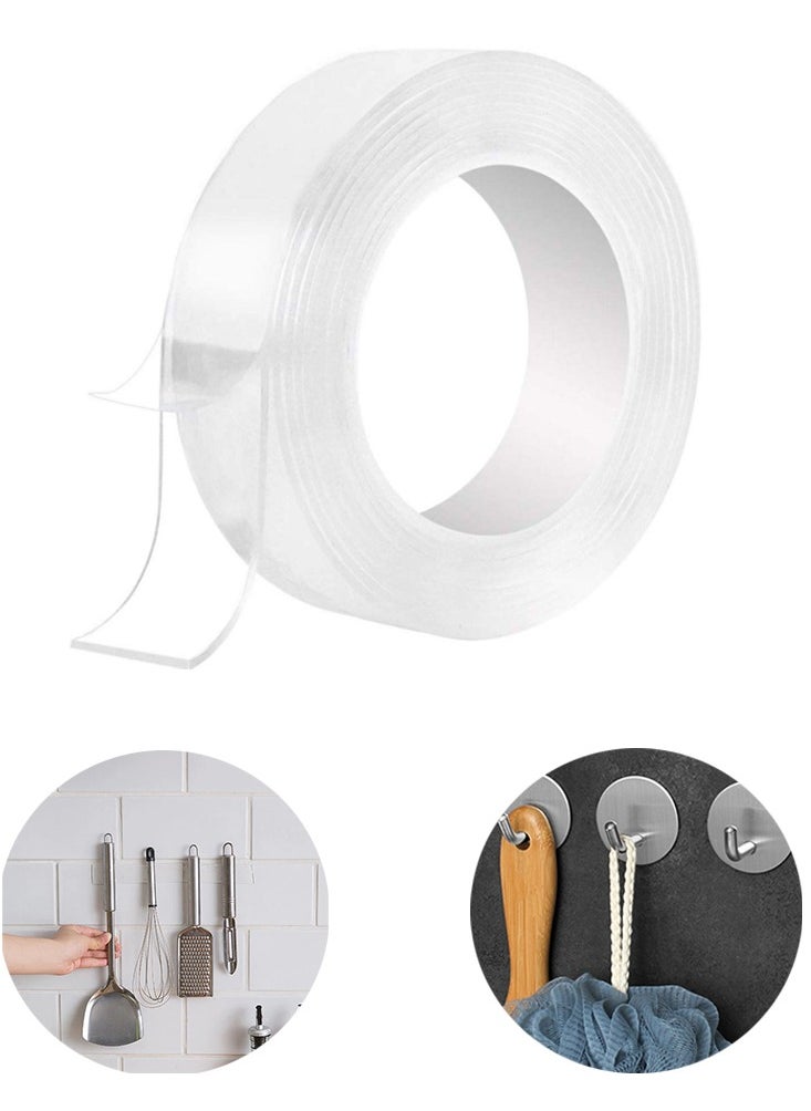 O Ozone 3M Strong Adhesive Double Sided Tape Heavy Duty for Kitchen and Home Use, Transparent Traceless Acrylic Tape [ Size: 3cm width & 3M Long ]  - Image 1